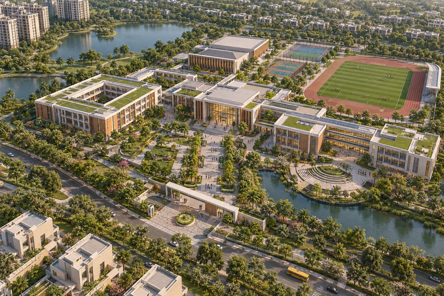3D Aerial View concept study 14