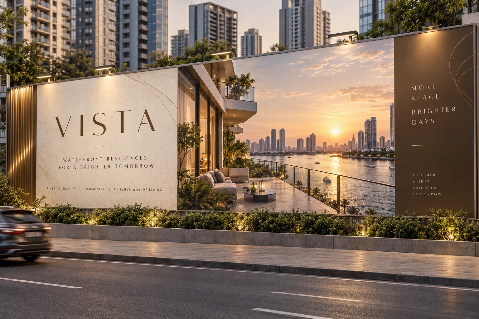 Outdoor Hoarding Design concept study 3