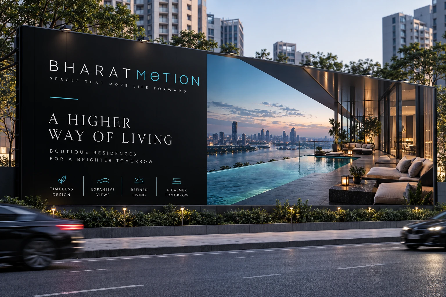 Outdoor Hoarding Design concept study 4