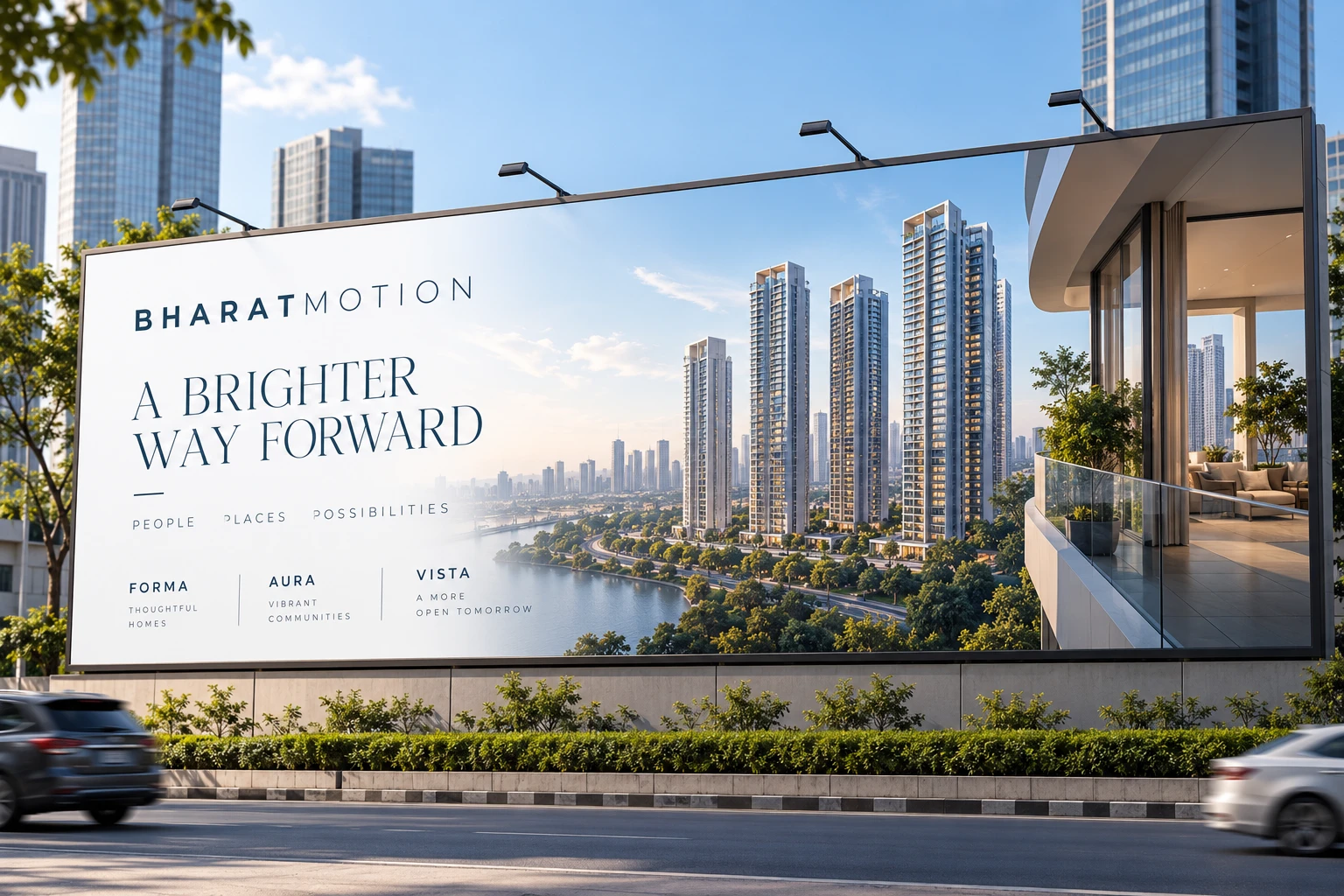 Outdoor Hoarding Design concept study 6