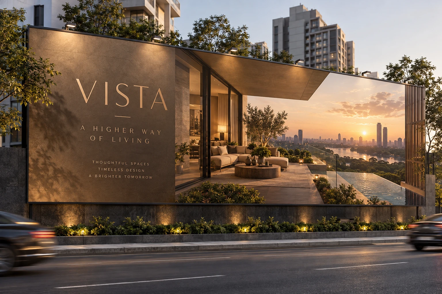 Outdoor Hoarding Design concept study 9