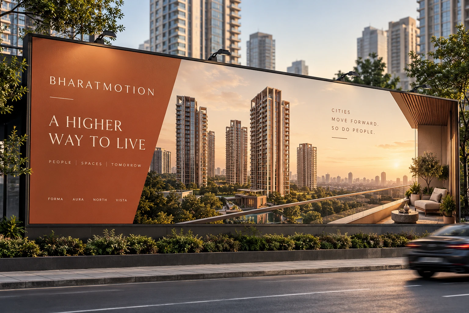 Outdoor Hoarding Design concept study 11