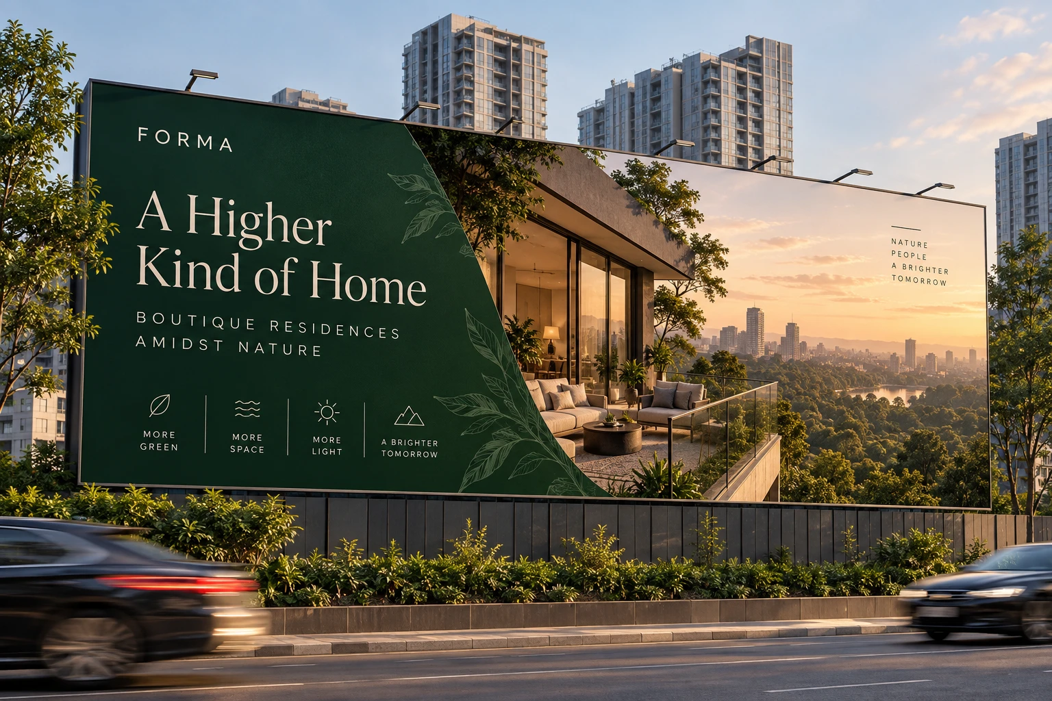 Outdoor Hoarding Design concept study 14