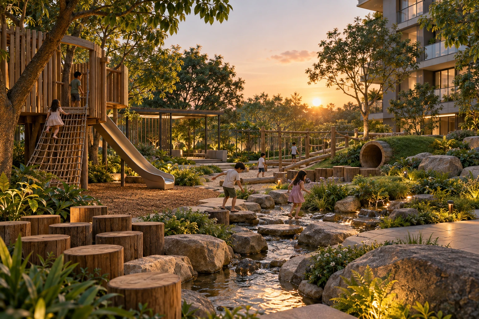 3D Landscape Design concept study 6