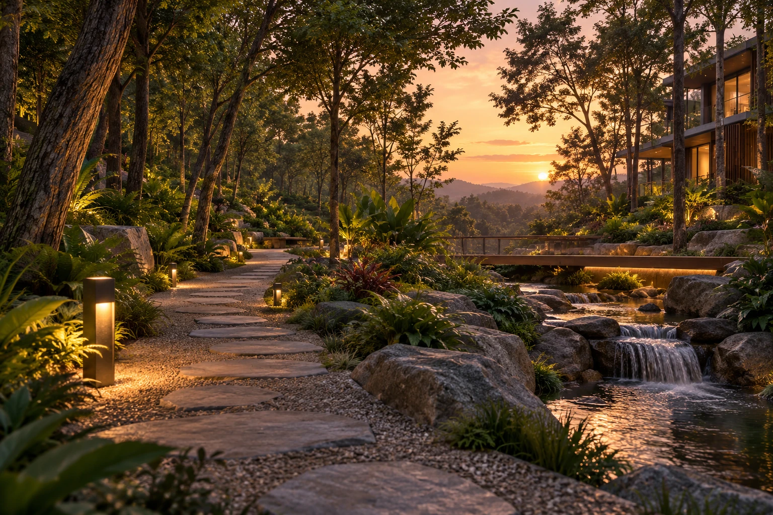 3D Landscape Design concept study 13
