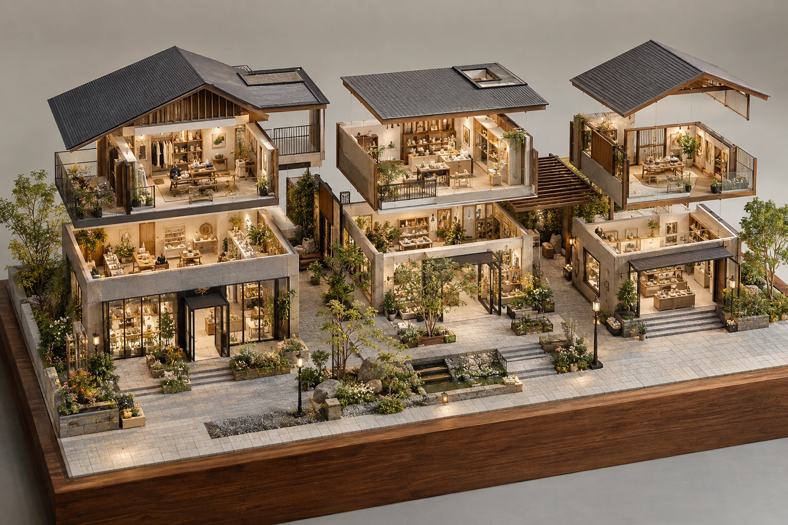 Exploded / Doll House concept study 9