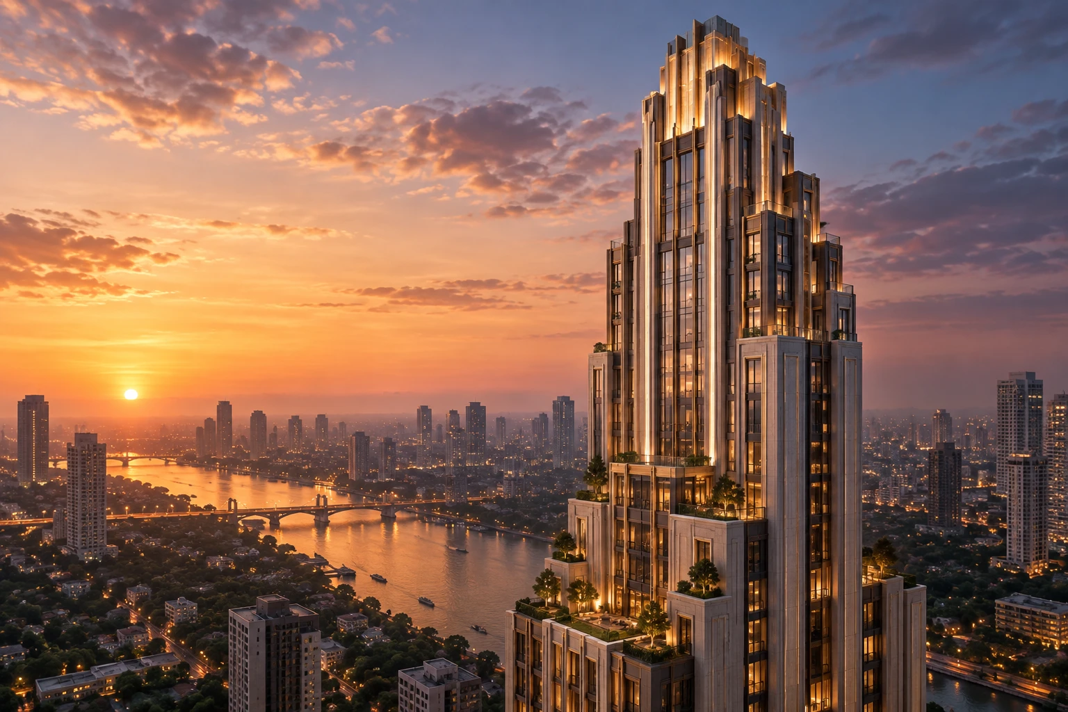 3D Skyscraper Design concept study 10