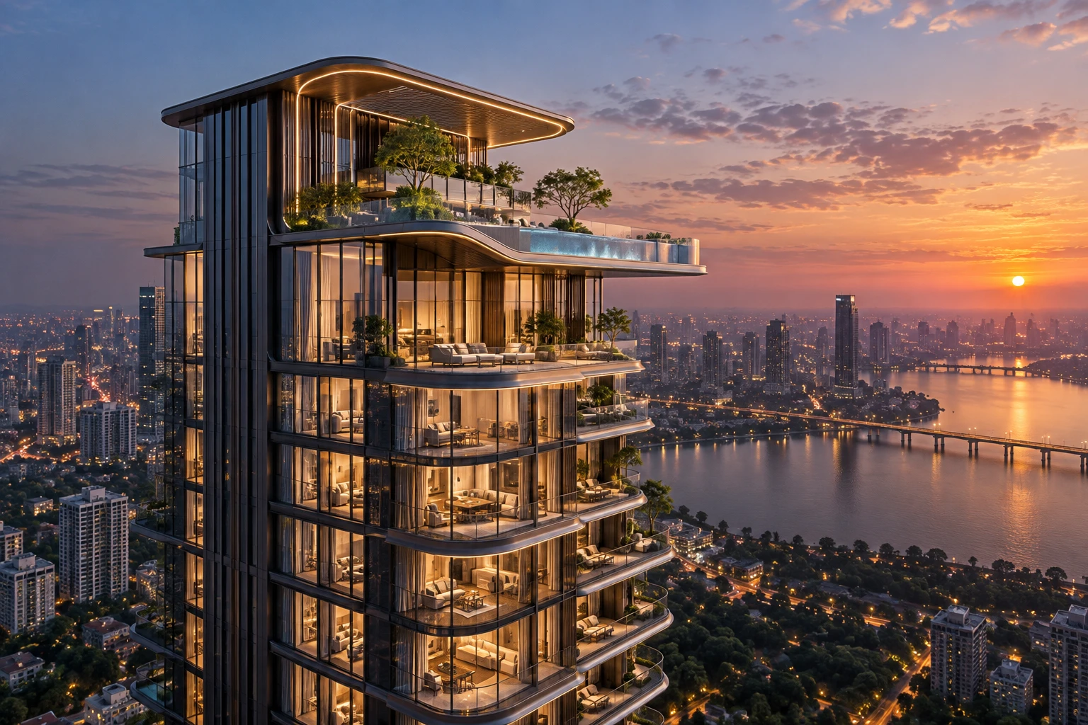 3D Skyscraper Design concept study 14