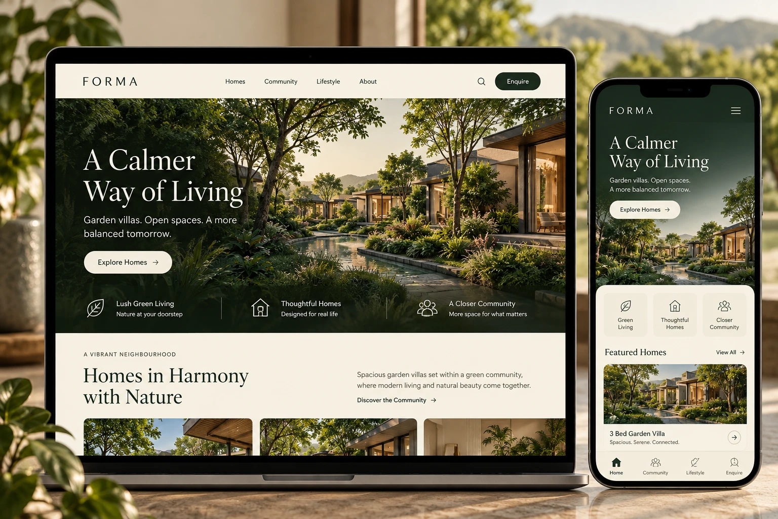 Website & App visual 2